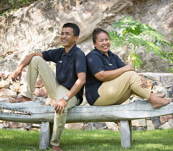 Element of 8 - Staff in action